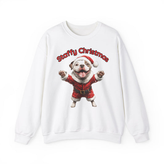 Staffy Christmas Unisex Sweatshirt