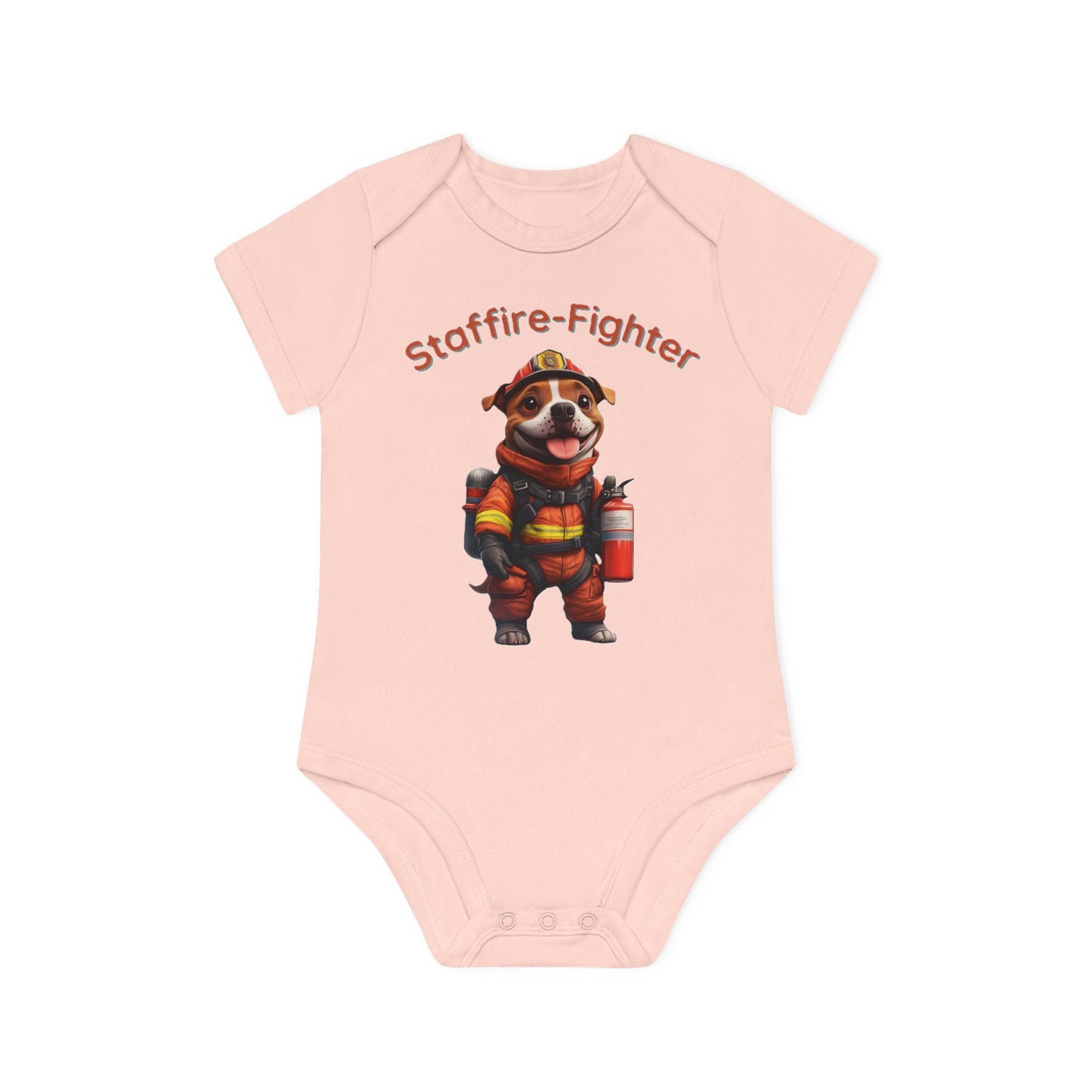 Staffire-Fighter Baby Organic Short Sleeve Bodysuit