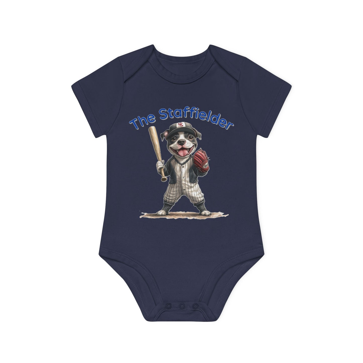 The Staffielder Baby Organic Short Sleeve Bodysuit