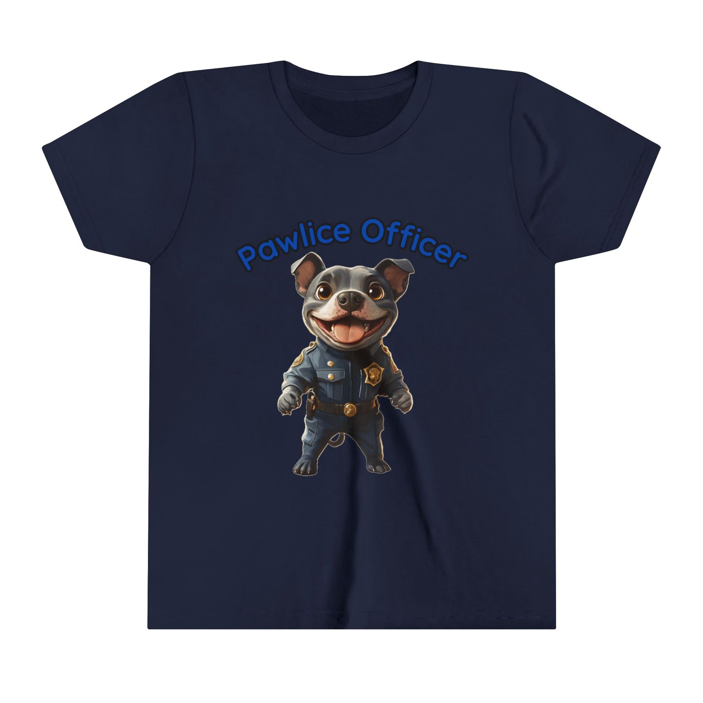 Pawlice Officer Kurzarm-T-Shirt für Kinder