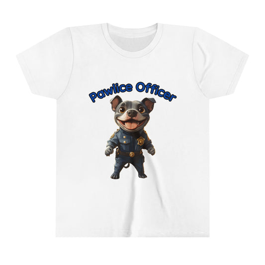 Pawlice Officer Kurzarm-T-Shirt für Kinder