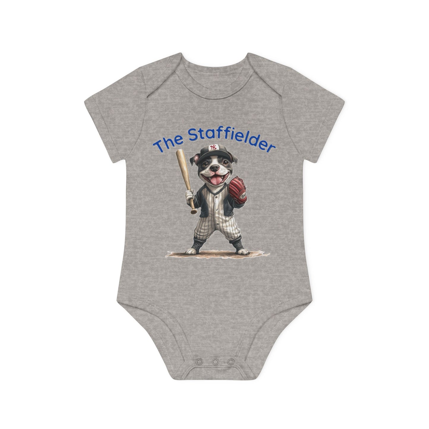 The Staffielder Baby Organic Short Sleeve Bodysuit