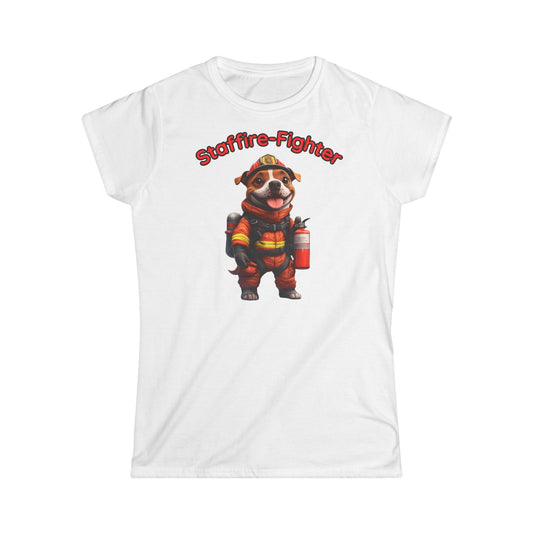 Staffire Fighter Softstyle Damen-T-Shirt