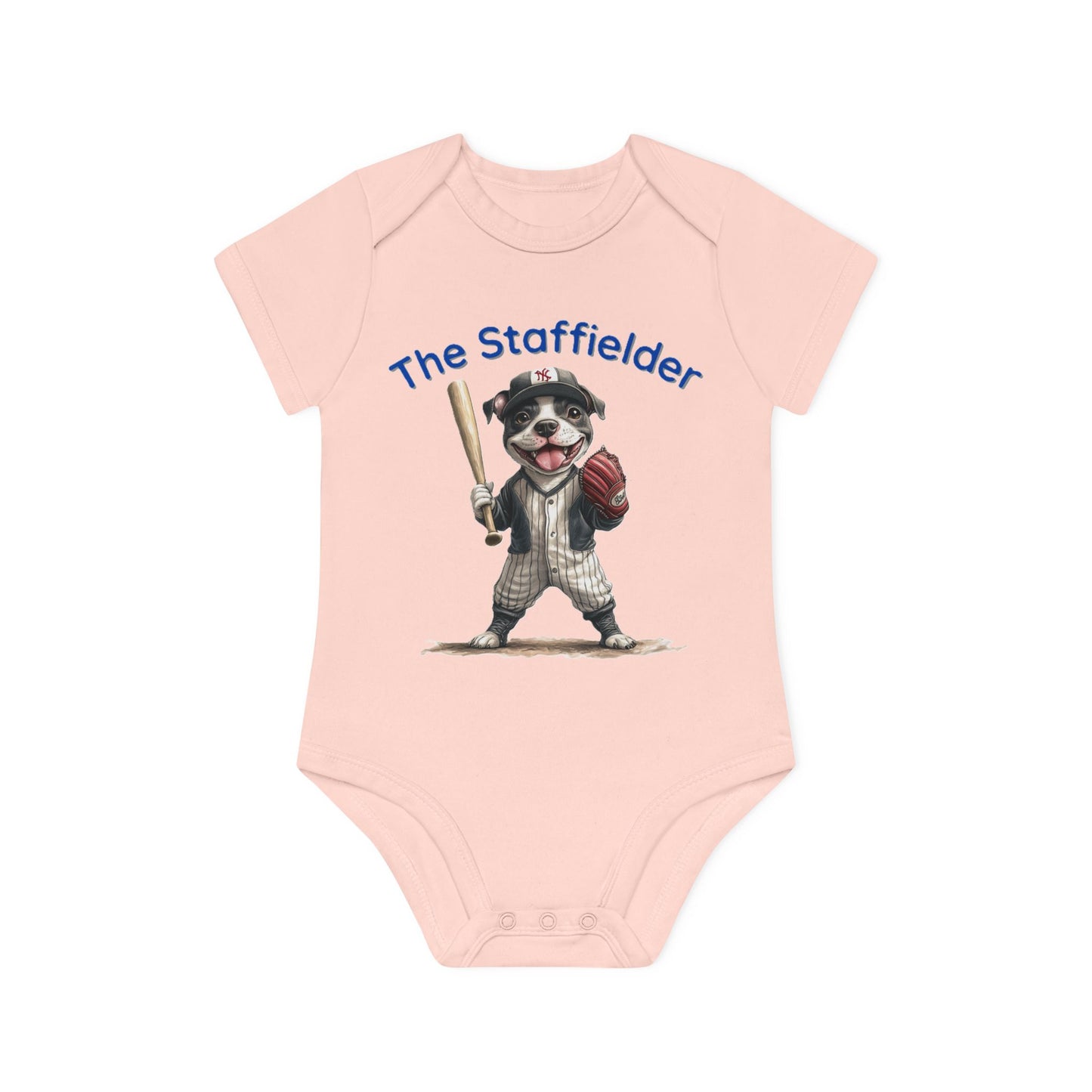 The Staffielder Baby Organic Short Sleeve Bodysuit