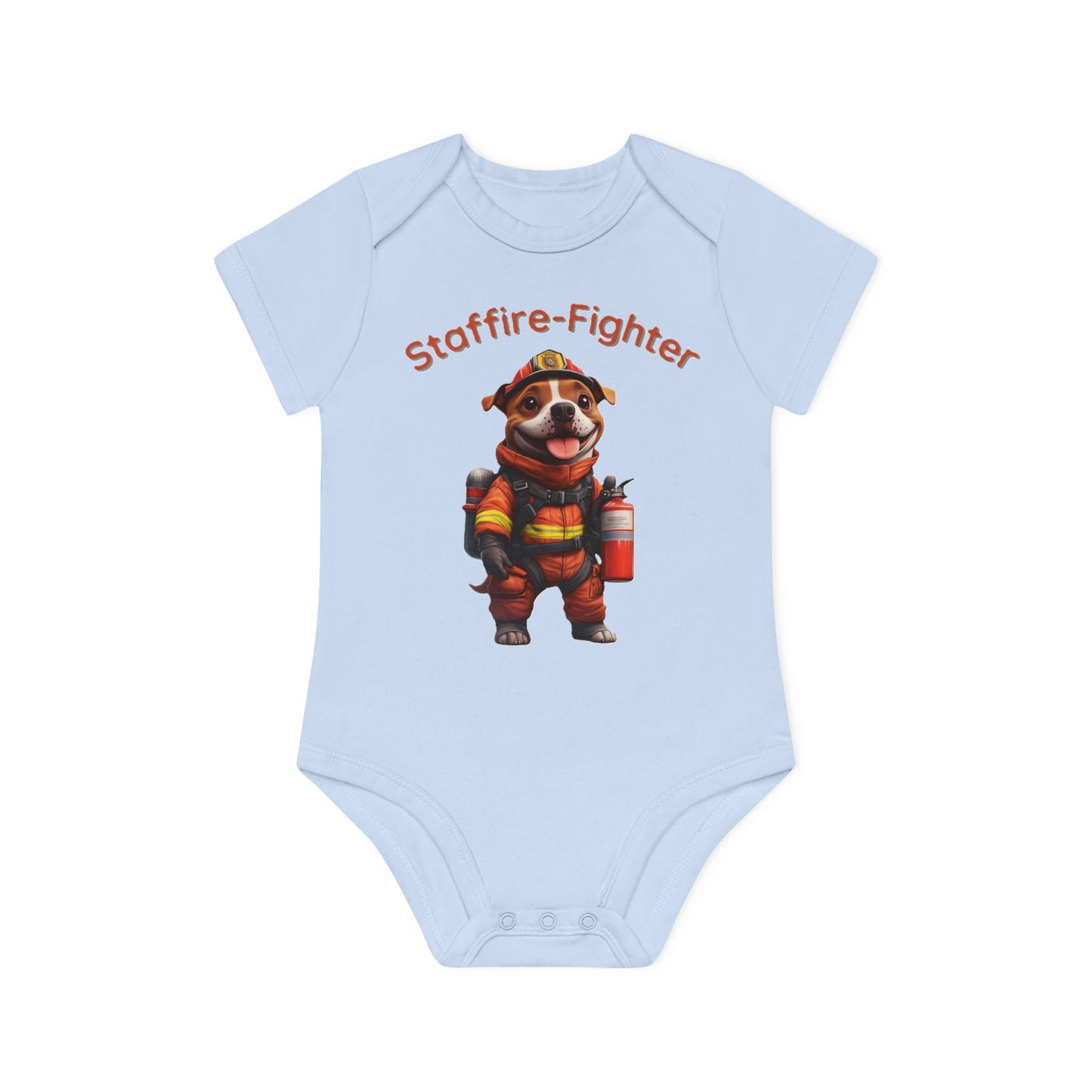 Staffire-Fighter Baby Organic Short Sleeve Bodysuit