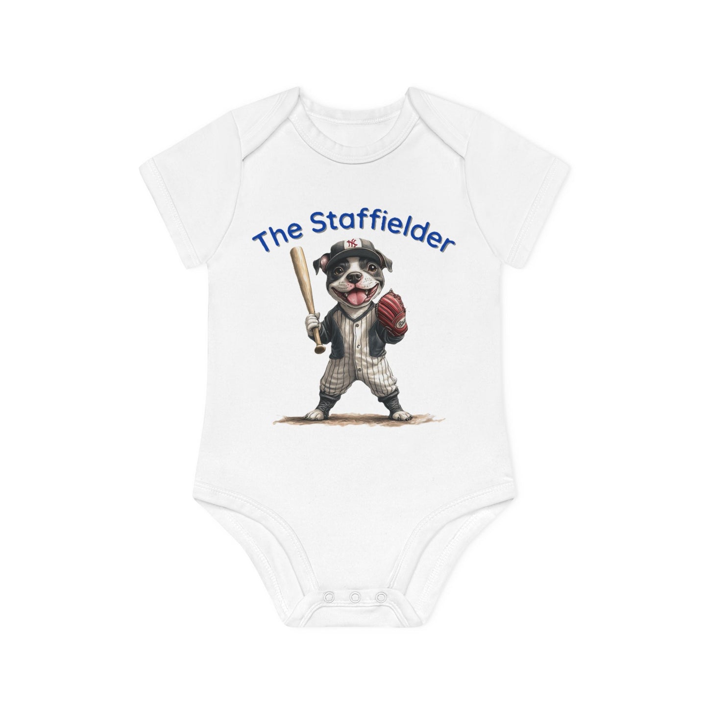 The Staffielder Baby Organic Short Sleeve Bodysuit