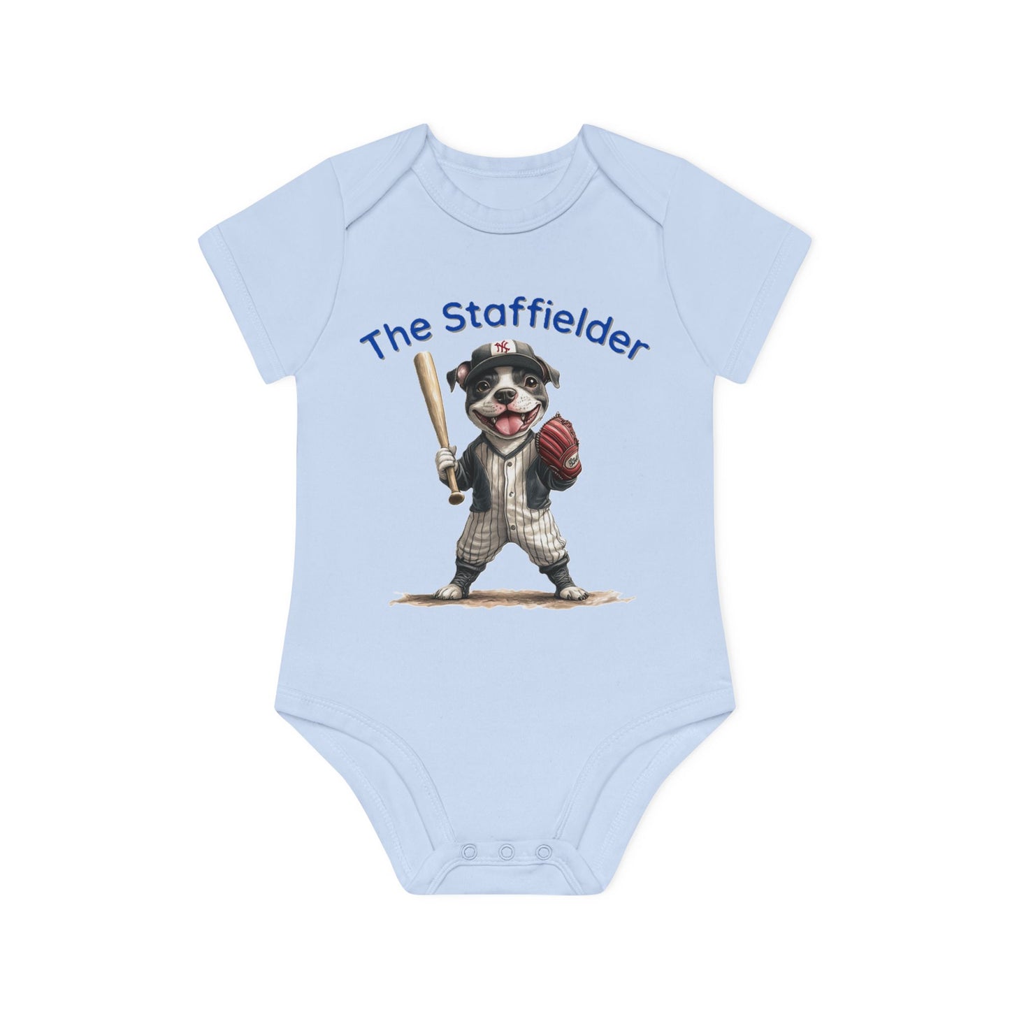 The Staffielder Baby Organic Short Sleeve Bodysuit